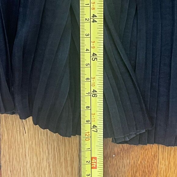 MOON RIVER Plissé Midi Dress Size XS Black NEW Pleated Goddess Party Tuckernuck - Picture 13 of 15